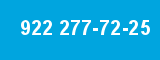 922 277-72-25
